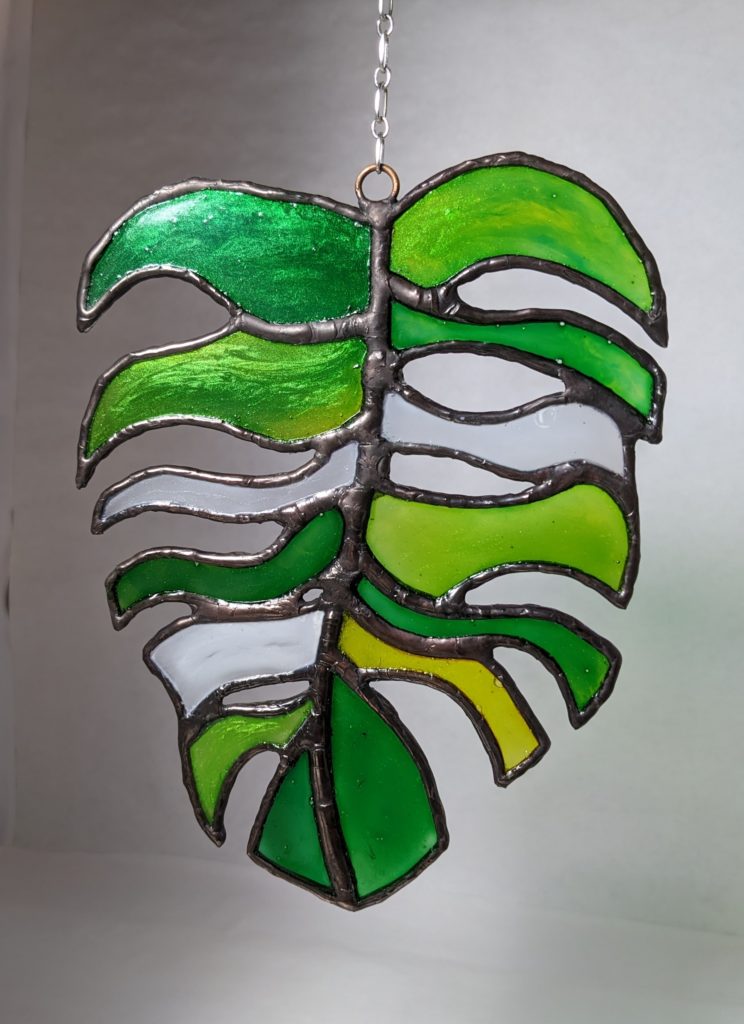 Monstera Leaf Suncatcher