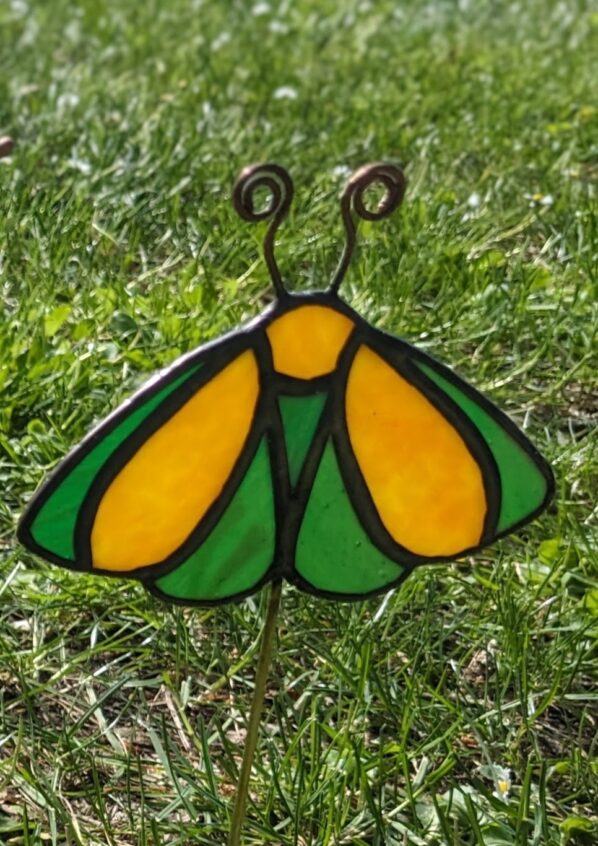 Moth Flowerpot Stake #2