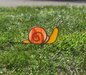 Snail Flowerpot Stake