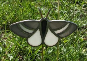 Moth Flowerpot Stake #3